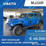 JEEP Wrangler Unlimited 2.0 PHEV ATX 4xe 80th Anniversary