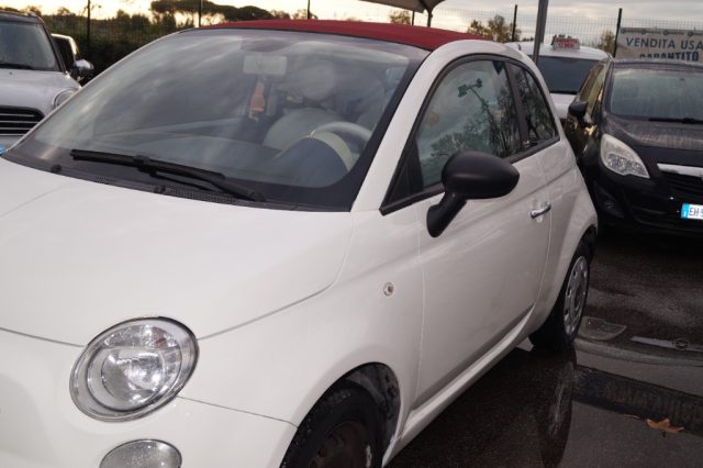 FIAT 500C C 1.2 Lounge TETTO IN TELA ROSSA Immagine 1