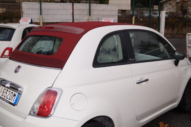 FIAT 500C C 1.2 Lounge TETTO IN TELA ROSSA Immagine 3