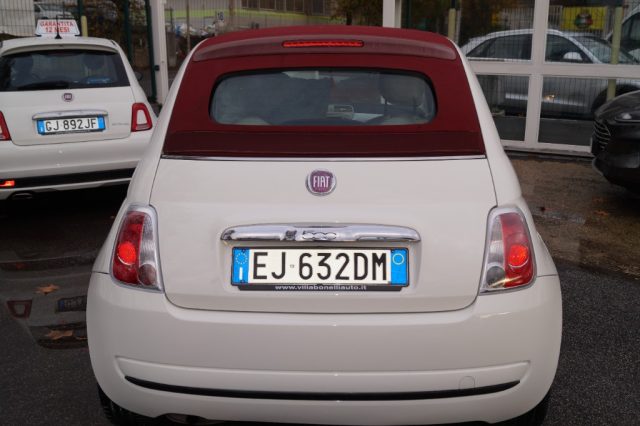 FIAT 500C C 1.2 Lounge TETTO IN TELA ROSSA Immagine 4