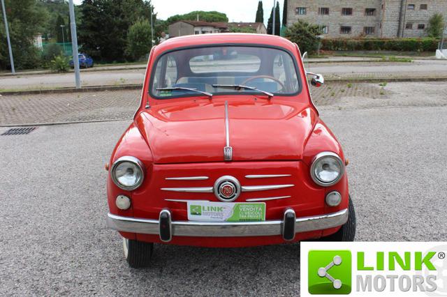 FIAT 600 D  RESTAURATA, ISCRITTA ASI Immagine 1