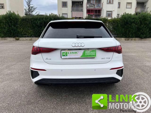 AUDI A3 SPB 30 TDI S line edition GARANZIA FINO AL 2026 Immagine 4