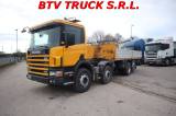 SCANIA 124 420 MOTRICE 4 ASSI CASSONE FISSO