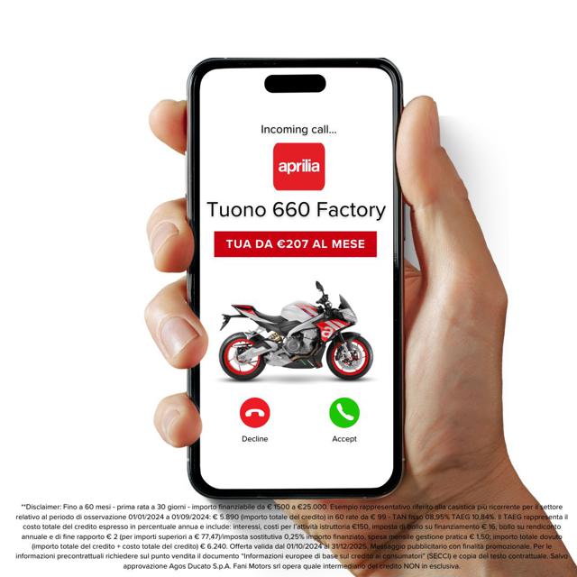 APRILIA Tuono 660 Factory Immagine 2