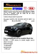 HYUNDAI Santa Fe 1.6 T-GDi HEV 4WD AT 7 posti Black Line