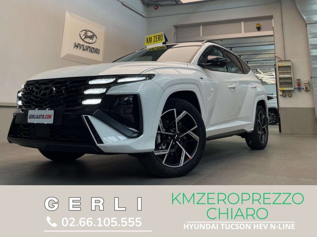 HYUNDAI Tucson 1.6 hev NLine 2wd auto / km zero / PREZZO REALE
