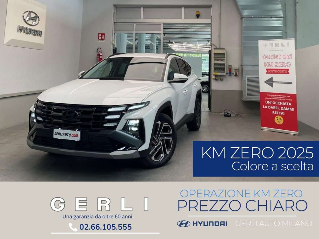 HYUNDAI Tucson 1.6 hev Exellence 2wd auto-Km zero diversi colori