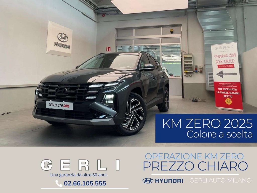 HYUNDAI Tucson 1.6 hev Exellence 2wd auto-Km zero diversi colori