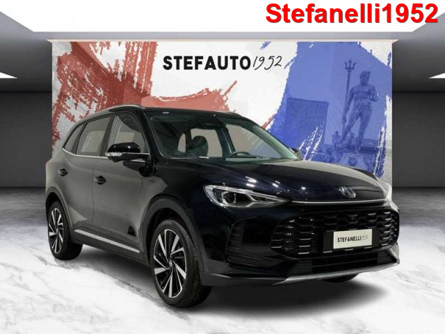 mg zs hybrid+ luxury ibrida - pebble black - similpelle