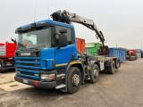 SCANIA SCANIA 124GB 420 SCARRABILE CON GRU