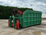 OTHERS-ANDERE CONTAINER SCARRABILE USATO A CIELO APERTO + GRU