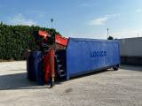 OTHERS-ANDERE CONTAINER SCARRABILE USATO A CIELO APERTO + GRU