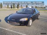 CHRYSLER Sebring 2.0 16V LE - 141000 km - perfetta - x export