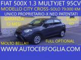 FIAT 500X 1.3 mjt City Cross 4x2 95cv-KM 79.985 !!
