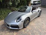 PORSCHE 992 Turbo S Cabriolet -Pelle Marrone-Capote Marrone