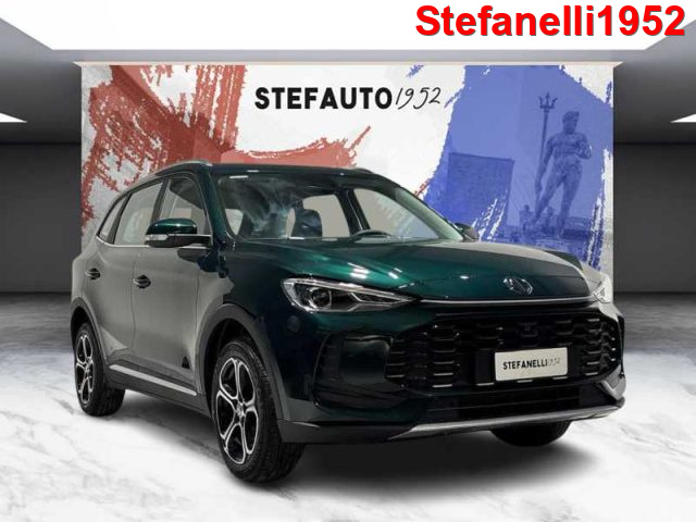 mg zs hybrid+ comfort ibrida - green - tessuto