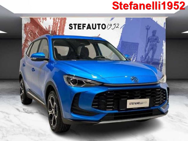 mg zs hybrid+ comfort ibrida - como blue - tessuto
