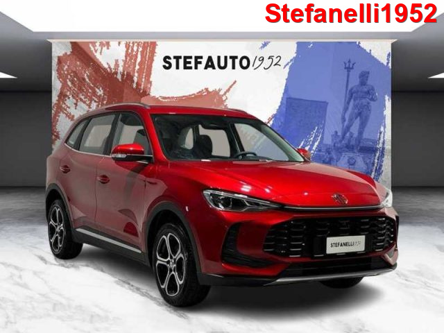 mg zs hybrid+ comfort ibrida - diamond red - tessuto