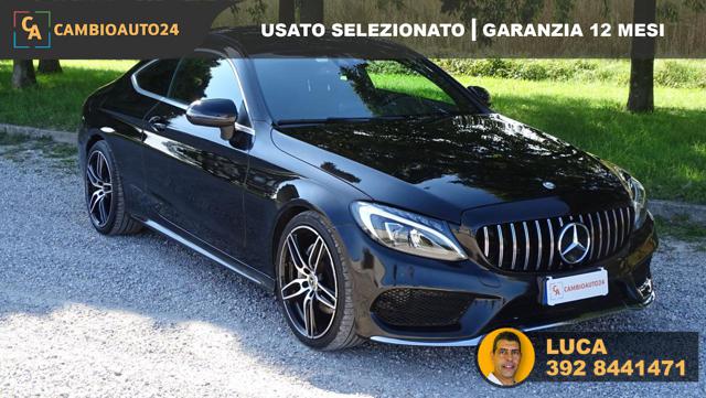 mercedes-benz c 220 d coup,170 cv, amg premium , tetto, garanzia..