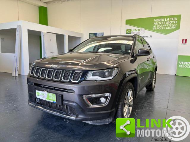 jeep compass 1.6 multijet ii 2wd km cert, pelle, nav,full-led.