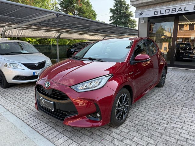 toyota yaris 1.5 hybrid 5 porte trend red/bronze