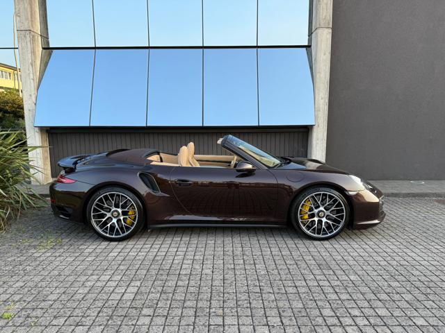 porsche 991 3.8 turbo s cabrio mogano approved exclusive