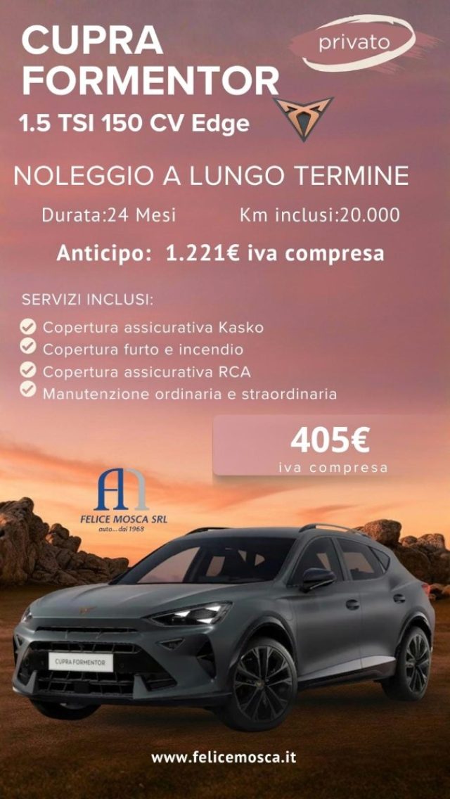 cupra formentor 1.5 tsi edge usata