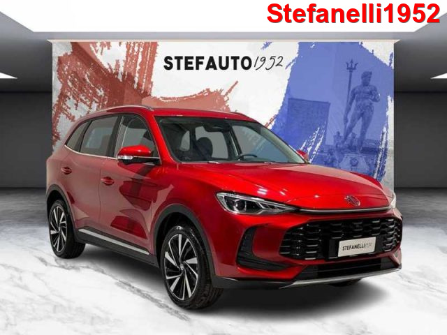 mg zs hybrid+ luxury ibrida - diamond red - similpelle usata