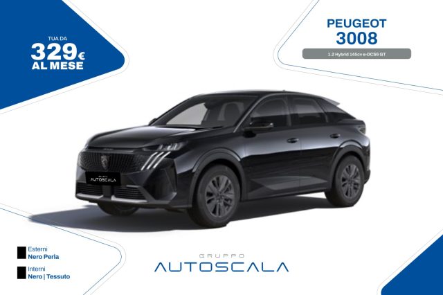 peugeot 3008 1.2 hybrid 145cv e-dcs6 gt usata