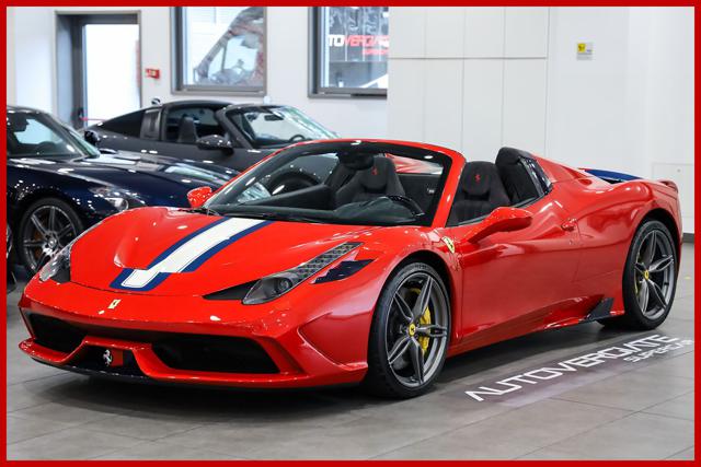 ferrari 458 speciale apertalivrea blu nartfull carbon usata