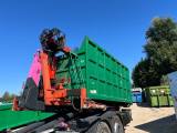 OTHERS-ANDERE CONTAINER SCARRABILE USATO A CIELO APERTO CON GRU