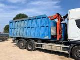 OTHERS-ANDERE CONTAINER SCARRABILE USATO A CIELO APERTO CON GRU