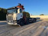 SCANIA SCANIA CV R124 SCARRABILE CON GRU E POLIPO