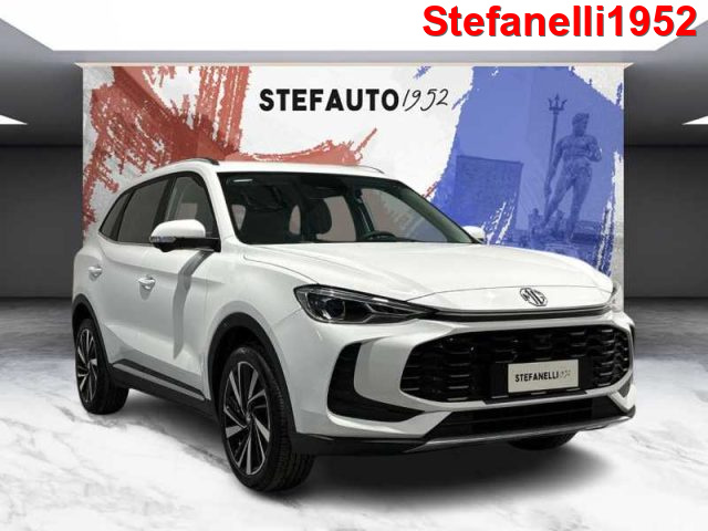 mg zs hybrid+ lux ibrida - dover white - similpelle usata