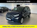 FORD EcoSport 1.000 BENZINA 125 CV TITANIUM + GARANZIA UFFICIALE
