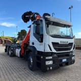 IVECO STRALIS 480 SCARRABILE CON GRU E POLIPO