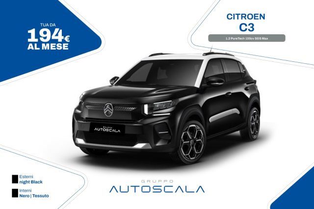 citroen c3 1.2 puretech 100cv ss max usata