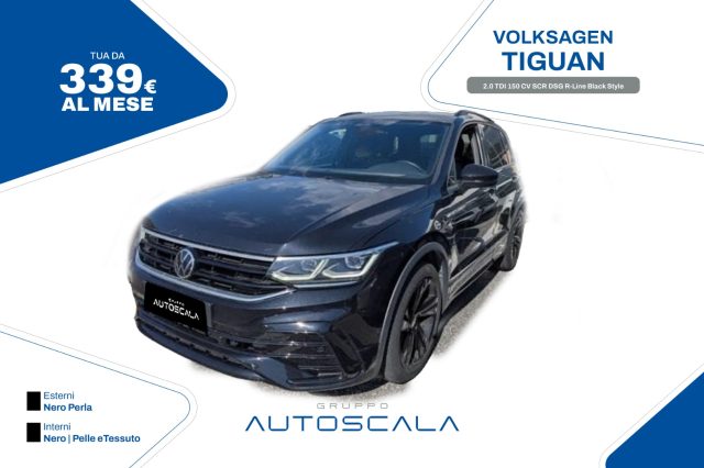 volkswagen tiguan 2.0 tdi 150 cv scr dsg r-line black style usata