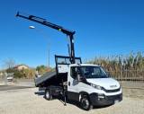 IVECO DAILY  35C17 P E5 GRU 12m + RIBALTABILE
