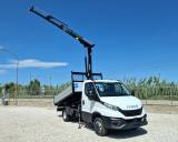 IVECO DAILY  35C18 H E6 NUOVO GRU 12m + RIBALTABILE