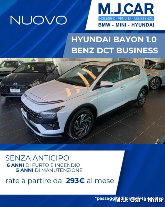 hyundai bayon 1.0 t-gdi dct business usata