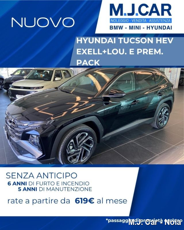 hyundai tucson 1.6 hev aut. exellencelounge e prem pack usata