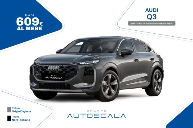 audi q3 spb tdi 110 kw s tronic launch edition #tetto usata