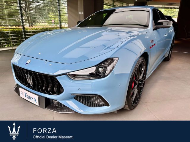 maserati ghibli 3.8 v8 trofeo 580cv , blu denim , tetto apribile usata