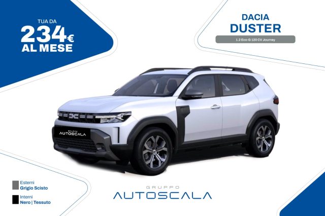 dacia duster 1.2 eco-g 120 cv journey usata