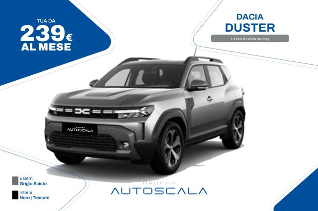 dacia duster 1.2 eco-g 120 cv journey usata