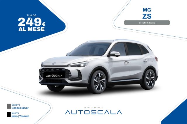 mg zs 1.5 hybrid+ luxury usata