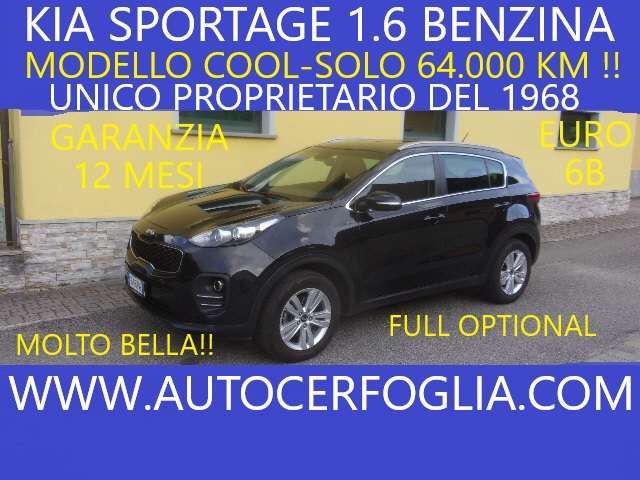 kia sportage iv 2016 1.6 gdi cool 2wd 132cv-64.000 km usata