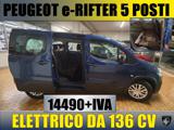 PEUGEOT e-Rifter 5 POSTI ELETTRICO A PIANALE UNICO