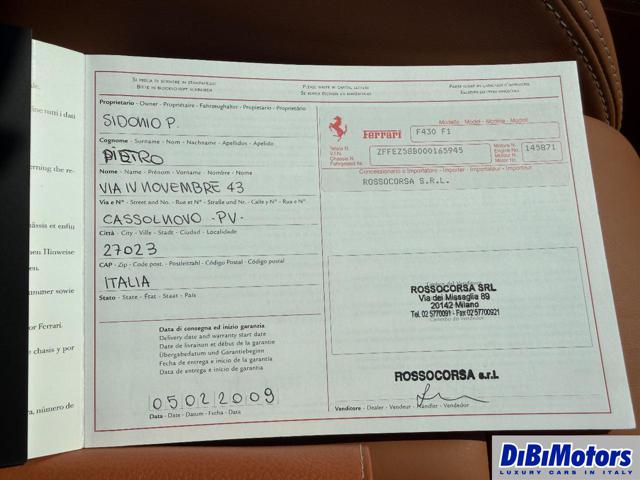 FERRARI F430 F1 KM 39000 CARBO DAYTONA GPS LI - foto 17